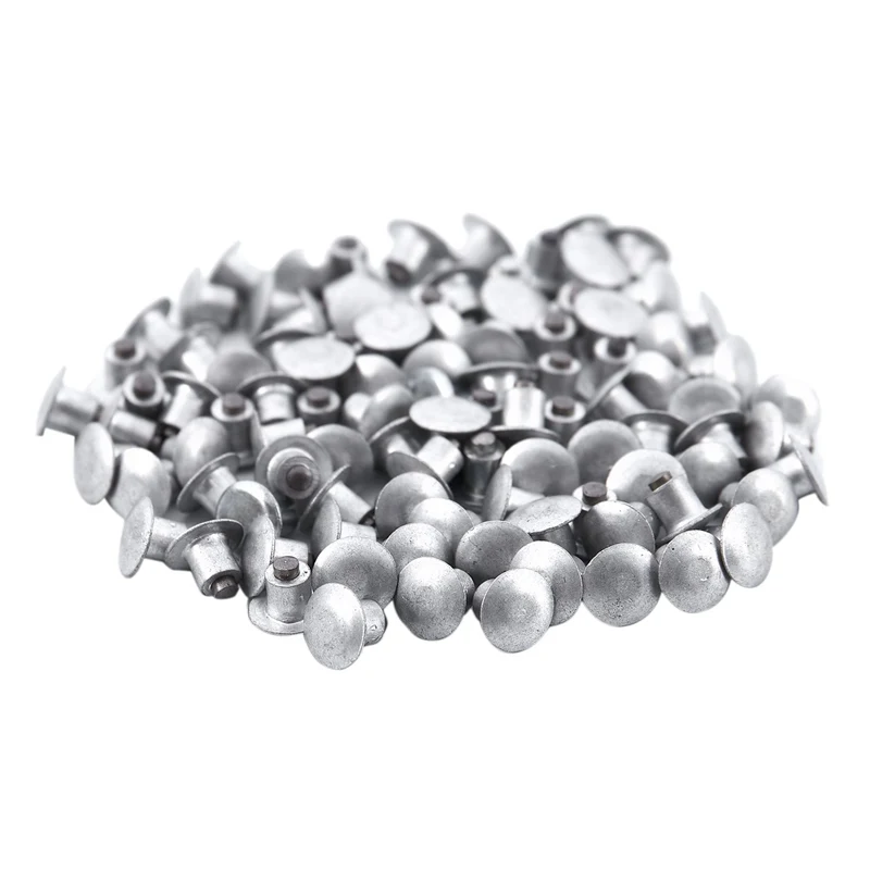 

100pcs 6.5mm/0.26inch Wheel Tyre Stud Screws Snow Tire Spikes for Bike Car Motorcycle ATV Shoes