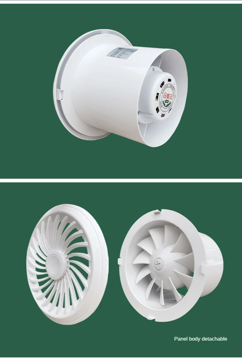 46 Exhaust Fan Adjustable Speed Duct Fan Kitchen Window Airflow Air