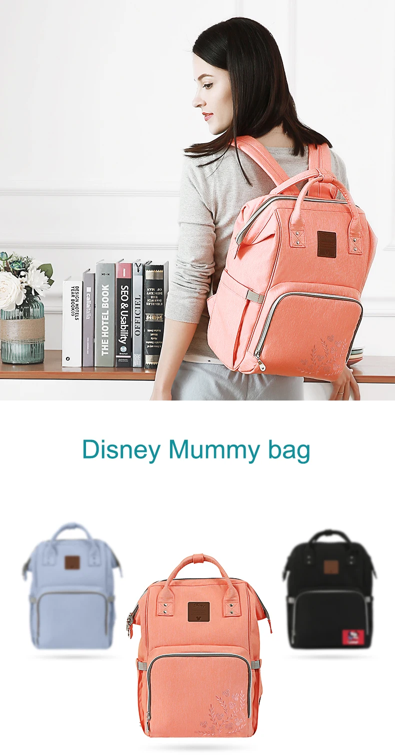 Сумка для подгузников disney с USB, детские сумки для мам, мультистили, сумка для мам, сумка для мам, Mochila Maternidade, рюкзак для ухода за ребенком, disney