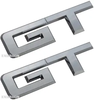 

[2 color]3D Car Driver Rear Sides Fender Trunk Replacement Decals Stickers for Ford Mustang GT