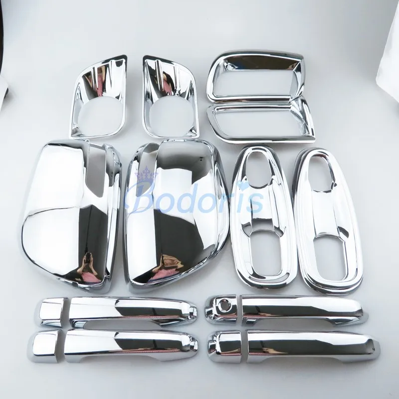 Для Toyota Land Cruiser Prado LC 150 FJ150 2010 2011 2012 2013 Стайлинг автомобиля ручка противотуманная