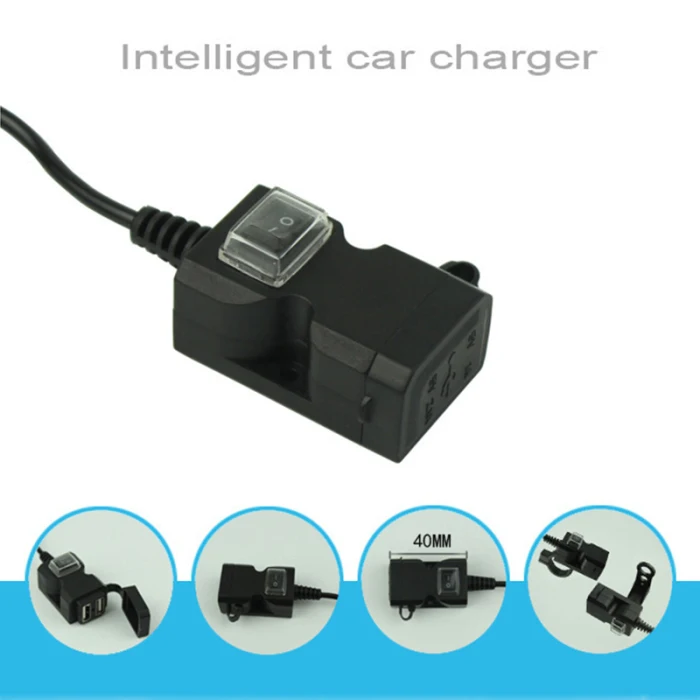 Мотоцикл телефон Duals-USB зарядное устройство водонепроницаемый разъем питания адаптер Выход CSL88