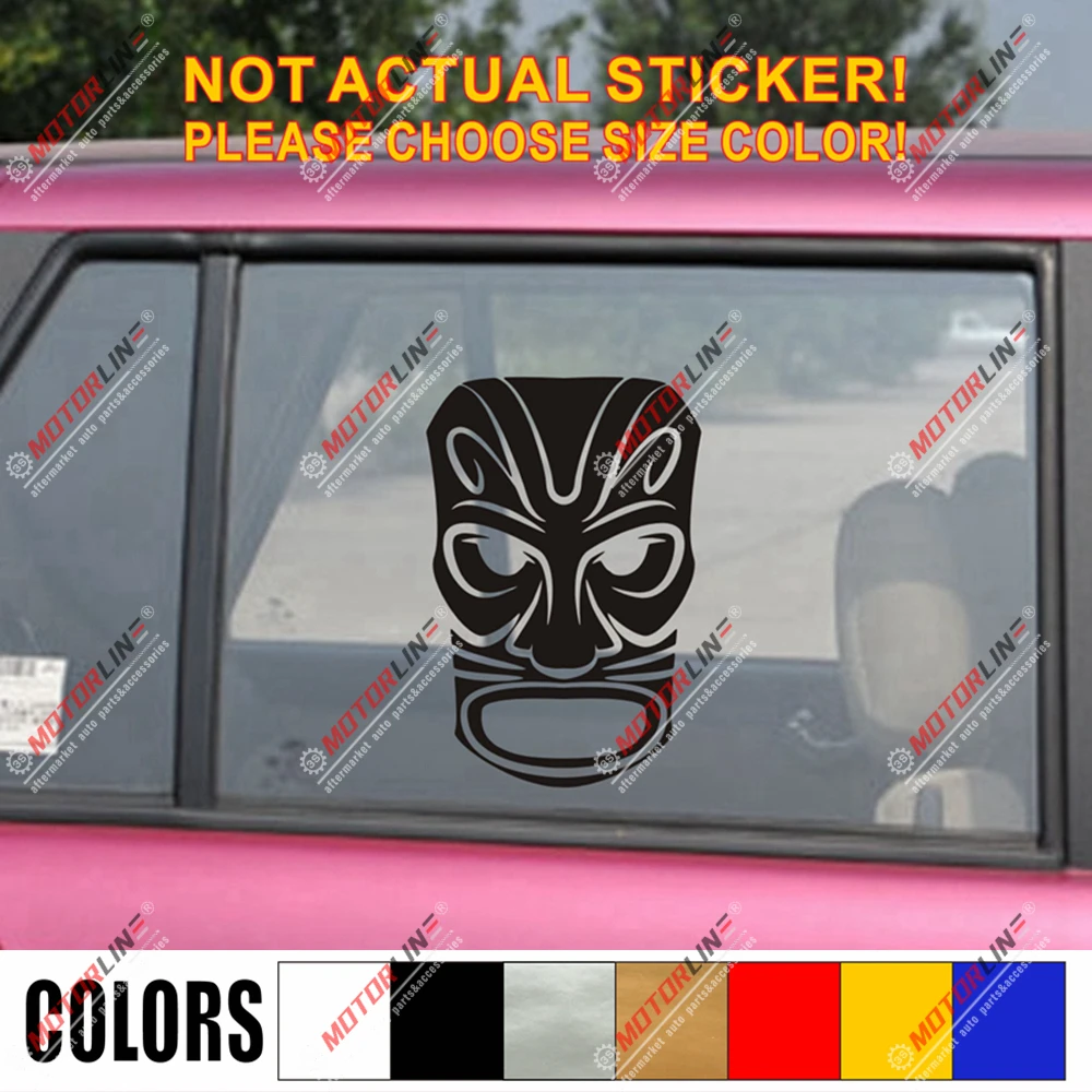 Маска маори Новая Зеландия Tiki Kiwi Decal Sticker Car Vinyl выберите размер и цвет|Наклейки на