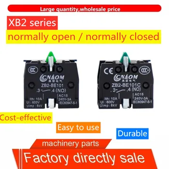 

Direct selling self-reset button switch contact switch auxiliary switch button accessories often open point ZB2-BE101C
