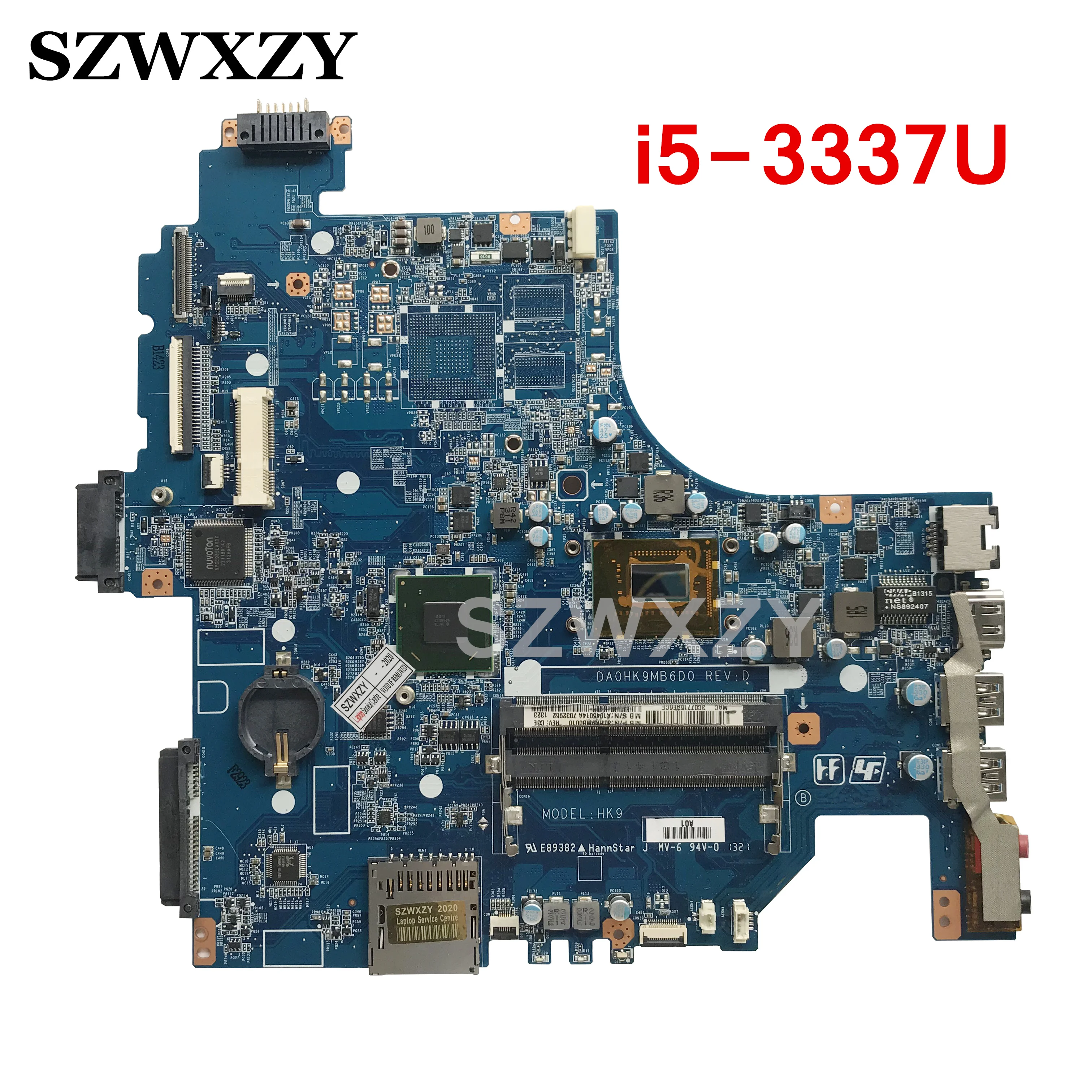 Материнская плата для ноутбука Sony VIAO SVF152 SCF152A SVF152A29M DA0HK9MB6D0 A1945014A HM76 с ЦП i5-3337U |