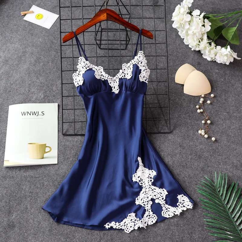 navy blue night dress