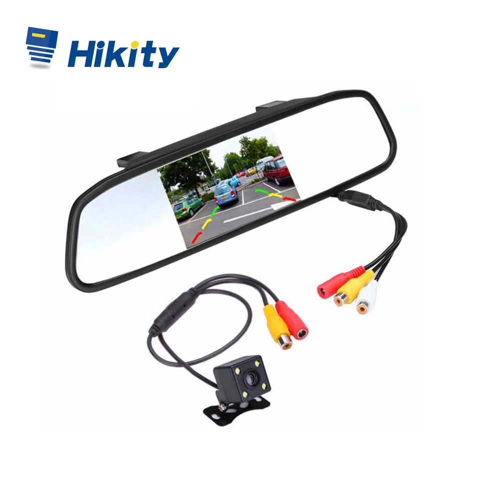 Камера заднего вида Hikity HD видео автомобильный парковочный монитор светодиодный