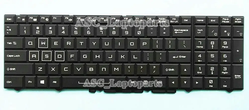 Новая клавиатура US QWERTY для Clevo P750ZM P750ZM-G P750DM P750DM-G P770DM P770DM2 цветная подсветка черная