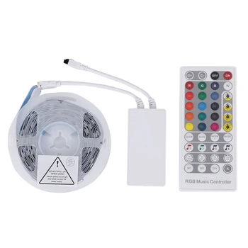 

LED Strip Light Music Sync,5M USB 90 LED Strip Lights with Remote RGB 5050 Color Changing Light Strips, LED Strip