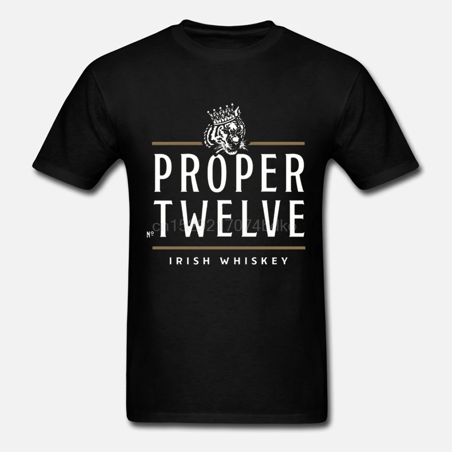Мужская футболка Proper 12 Twelve Irish Whiskey Fan с принтом Футболки | одежда