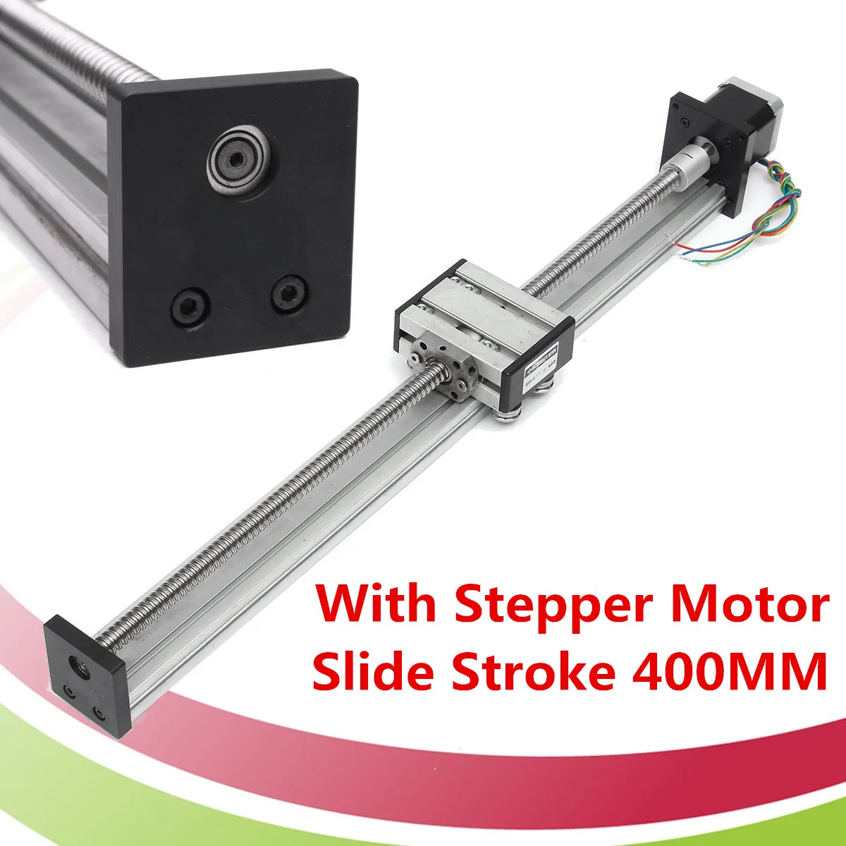 

400MM1204 Ball Screw Linear CNC Z Axis Slide Stroke Actuator Stepper Motor Kit DIY Linear Motion Milling Kit