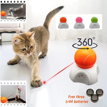 

Creative Pet LED Laser Rotate Toy Cat Automatic Electric Toys Funny Cat Interactive Exercise Training Toy Pet Supplies