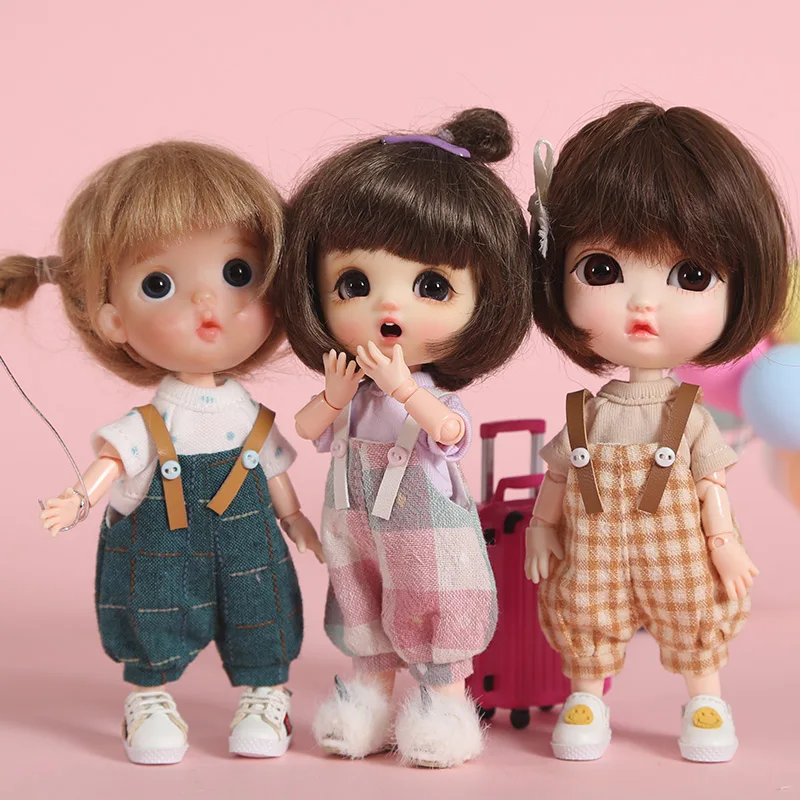Аксессуары для кукол ярких цветов футболки OB11 1/12 BJD Obitsu11 Molly Одежда футболка с