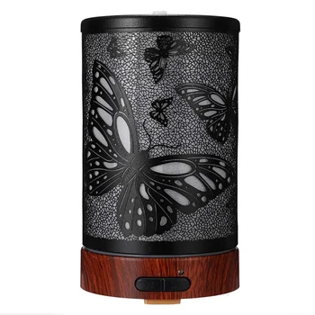 

Hot Air Humidifier Essential Oil Diffuser Iron Art Humidifier Mist Maker Led Lamp Diffuser Aromatherapy EU Plug