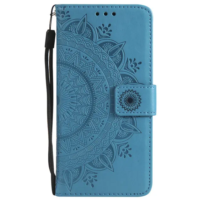 Синий Чехол для Redmi Note 8 T С Откидывающейся Крышкой, роскошный кожаный чехол с 3D тотемом для Xiaomi Redmi Note 8 Pro, чехол для Redmi Note 8 T T8, противоударный чехол - Цвет: Синий