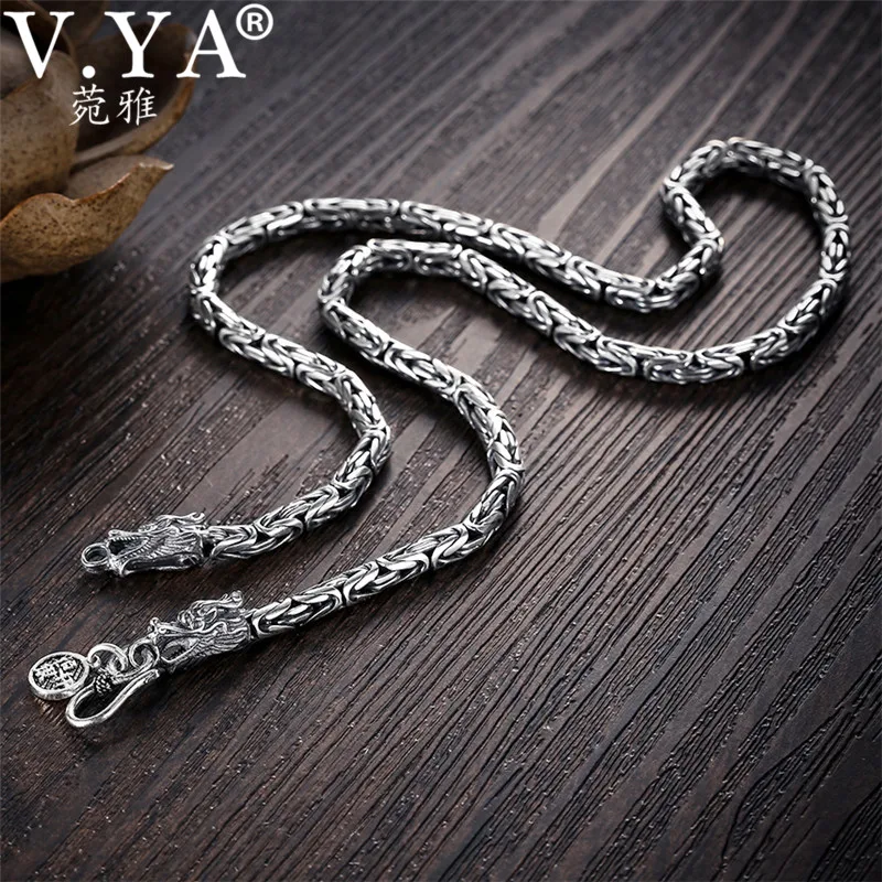 Chains 925 Sterling Silver Necklace Men 