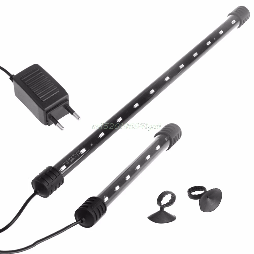 

Aquarium Fish Tank LED Light Submersible Waterproof Bar Strip Lamp EU Plug New Au08 19 Dropship