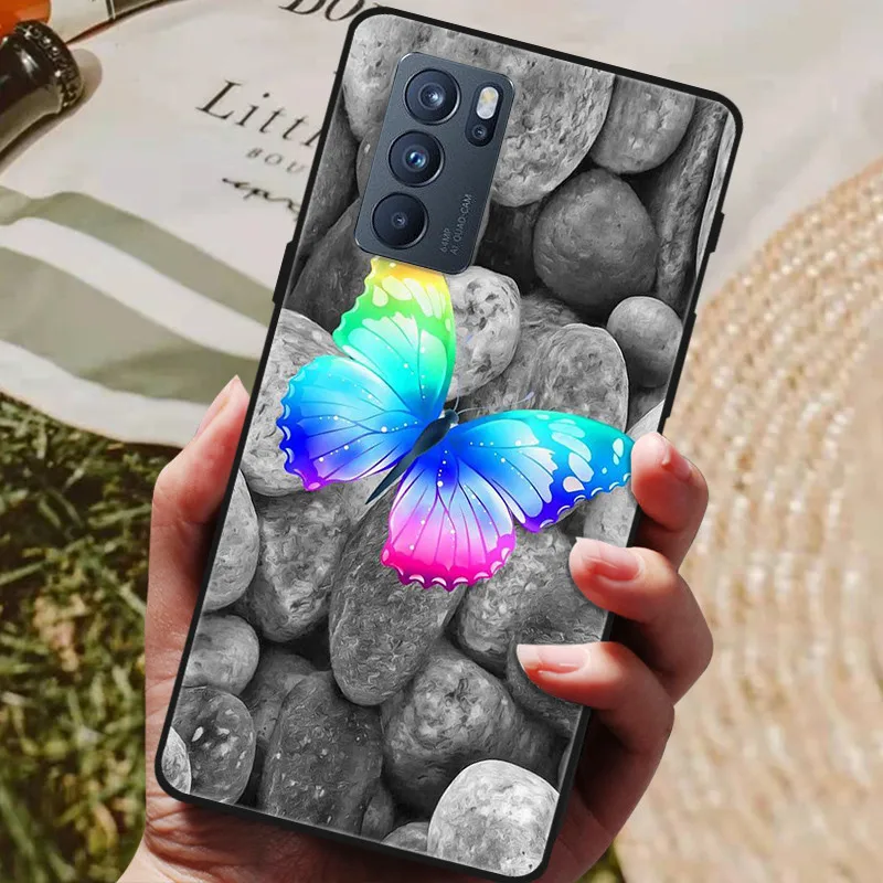 oppo phone cover For Oppo Reno 6 Pro 5G Case Reno6z Phone Cover Soft Silicone TPU Back Cases for Oppo Reno6 Pro 5G Case Coques Reno 6Z 6 Pro Plus cases for oppo cases