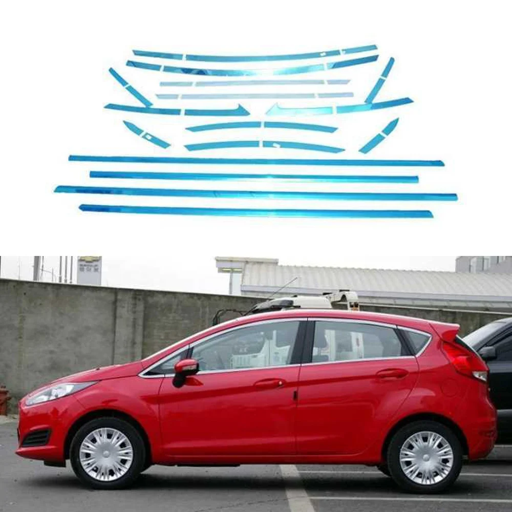 Хромированная рамка для автомобильных окон из АБС-пластика FORD FIESTA HB | Автомобили