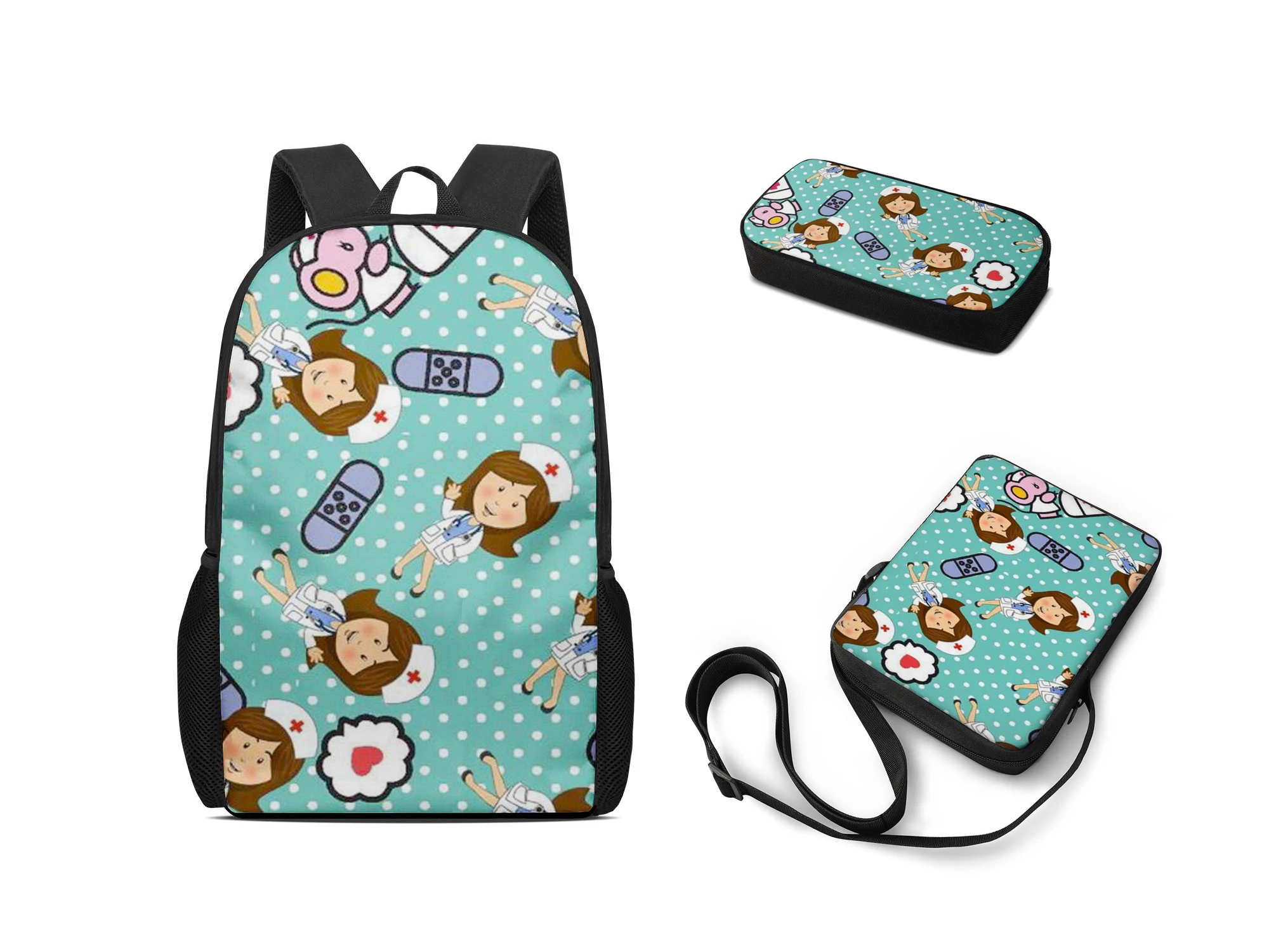 

lovely nurse Custom images backpack Teenagers Kids Boys Children Student School Bags Unisex Laptop backpack Travel Shoulder Bag