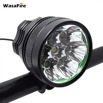 

WasaFire 10000lm 7* XML T6 LED Bike Front Light Waterproof Cycling Headlamp Headlight 3 modes Night Riding Bicycle Flashlight