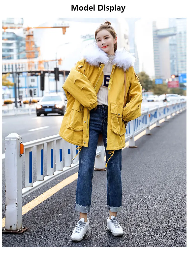 Vogue Cargo оверсайз теплый яркий жакет женский большой меховой воротник мягкий бархат карманы локомотив ягненок свободные джинсы пальто Femme