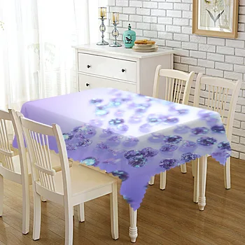 

Crystal Pattern Tablecloth Household Table Cloth TV Cabinet Coffee Table Cloth round Table Placemat