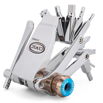

Rebuild Bike Repair Tool Component Parts 16-In-1 Road Mountain Bicycle MTB