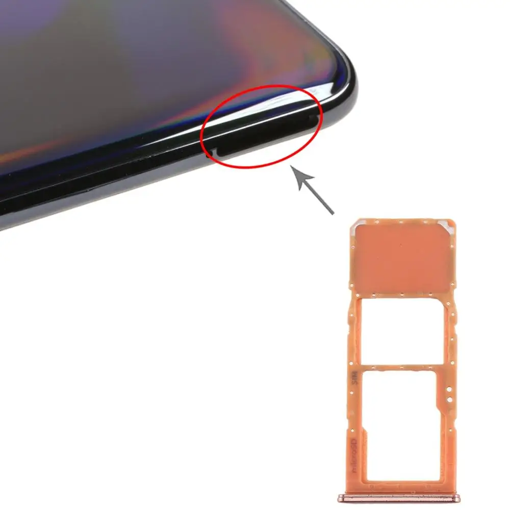 Лоток для sim-карты+ лоток для карт памяти Micro SD для Galaxy A70