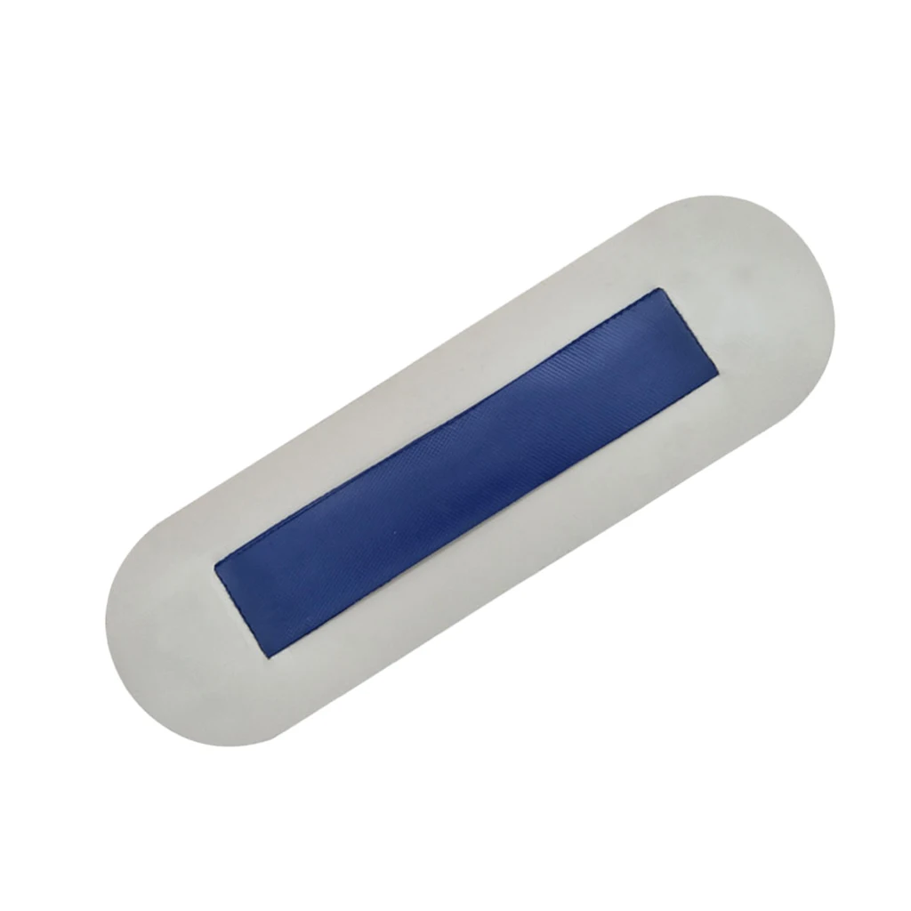 Inflatable Boat PVC Seat Hook Strap/Patches Light Grey + Blue