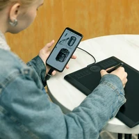 GAOMON M10K PRO 10*6.25 ''tablica do pisania tabletu graficznego z 8192 ciśnieniowym akumulatorem-bezpłatna obsługa rysika z funkcją OTG 4