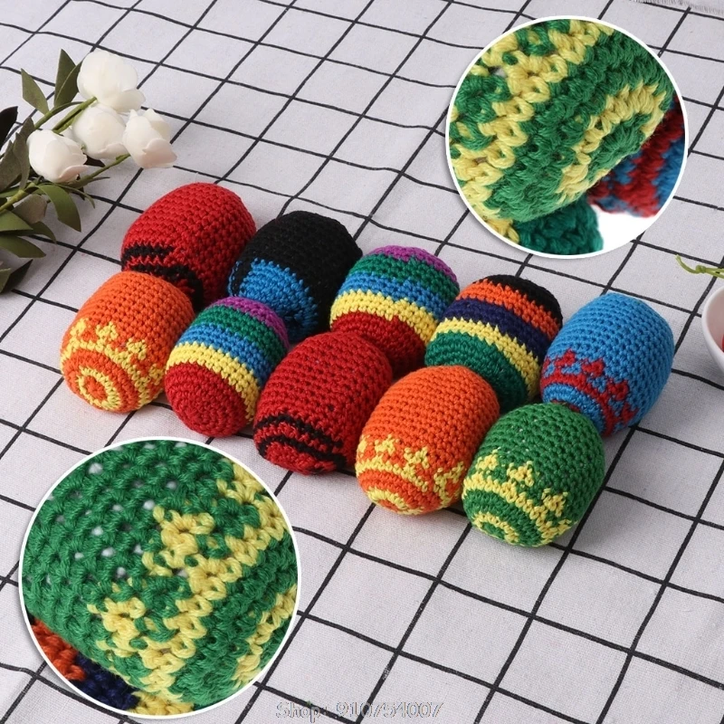 Handmade Sacks Footbag Toy Balls Magic Juggling Ball For Kid Outdoor Toy Soft Ball