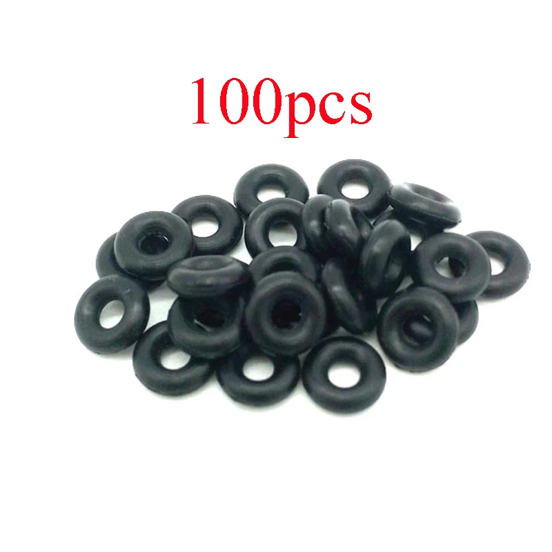 100pcs Shockproof Elasticity Gasket Shock Absorbe O-type Damping Ring Elastic Rubber/Silicone Washer for RC FPV M2/M3 Screw Part | Игрушки и