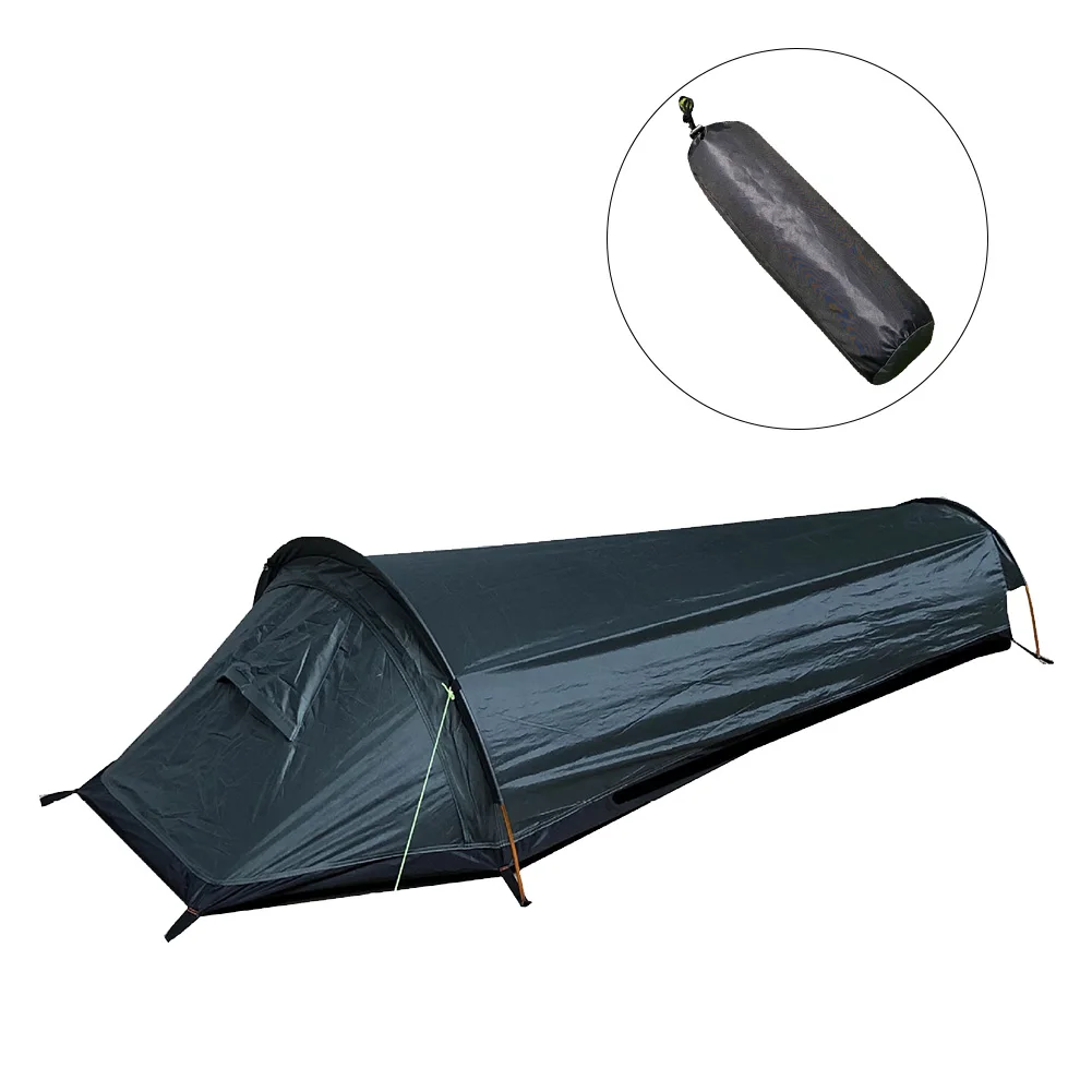 

Ultralight Bivvy Bag Tent Compact Single Person Larger Space Waterproof Sleeping Bag Cover Bivvy Sack for Outdoor Camping