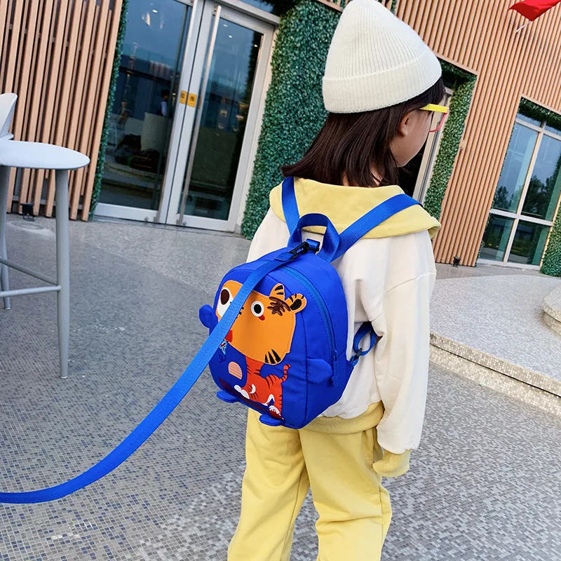 

Children Backpack BOY'S GIRL'S Baby 1-3 Years Old 5 Anti-Go Missing Bag Cartoon Tiger Kindergarten Small Bookbag
