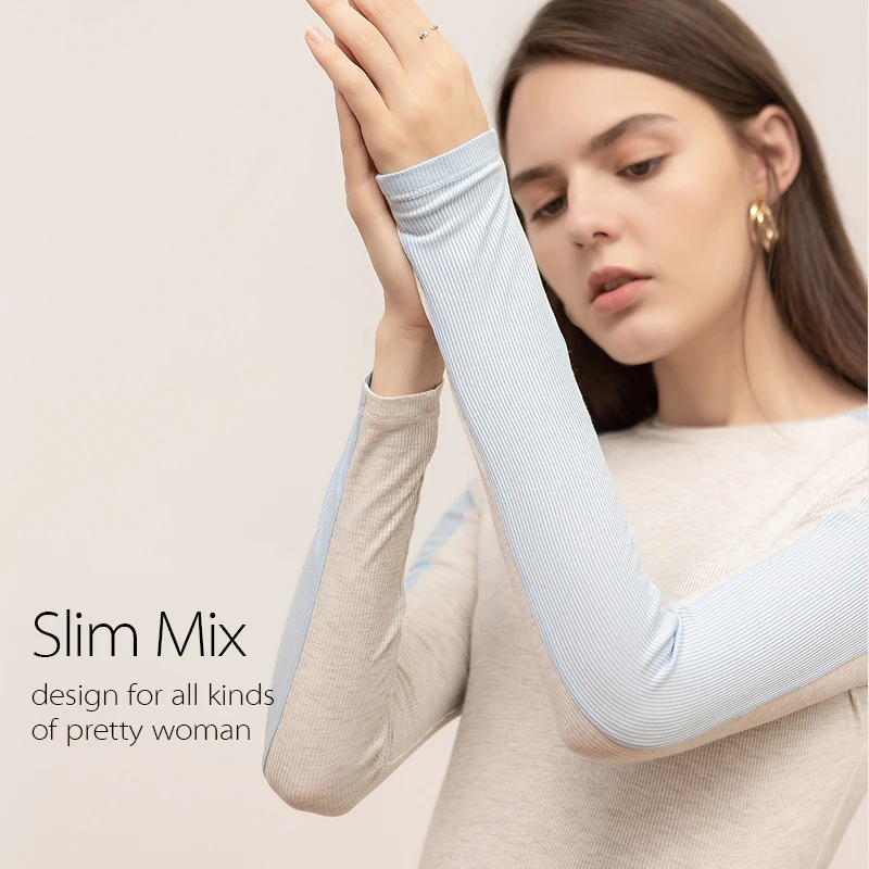 tshirt Slim High Quality Plain T Shirt Women Elastic Basic T-shirts Female Casual Tops Long Sleeve Sexy Thin T-shirt see through