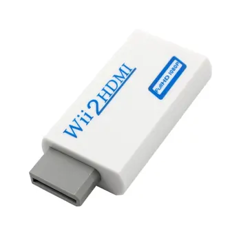 

For Nintendo Wii Hassle Free Plug and Play For Mando Wii to HDMI 1080p Converter Adapter Wii2hdmi 3.5mm Audio Box For Wii-link