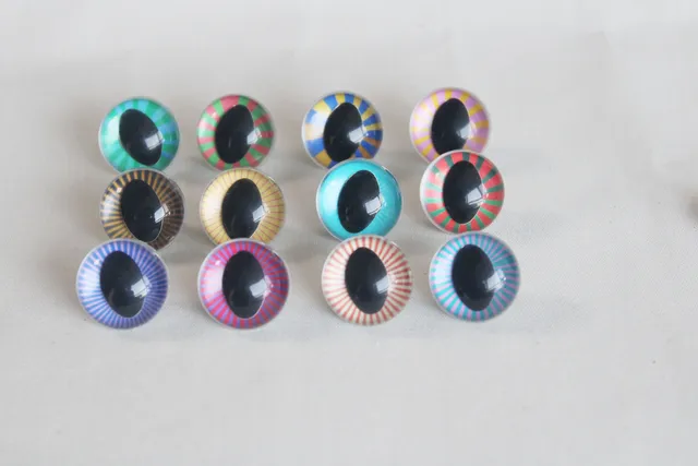 NEW LOVELY  EYES 20pcs 12mm 13 14 15 18 25mm  clear crystal safety toy cat eyes  +hand washer--color -size  option--X12B 5