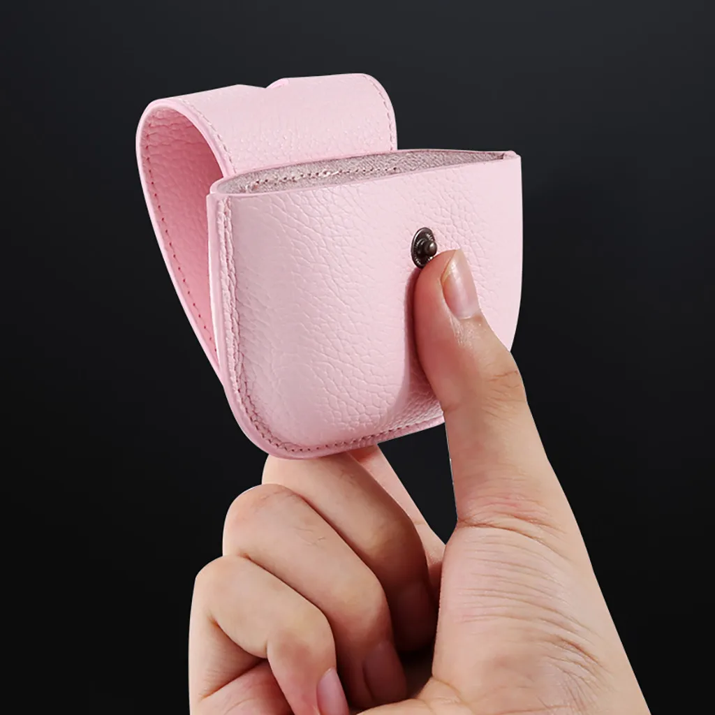 Кожаный чехол для Beat S Powerbeats Pro Bluetooth Беспроводная сумка для наушников чехол для хранения защитные аксессуары для кожи 19Sep - Цвет: Pink