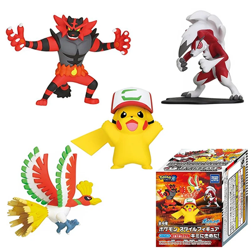 Экшн-фигурка Pokemon T-ARTS EX CASHAPON Pikachu Ho-Oh infineroar Lycanroc коллекция игрушек |