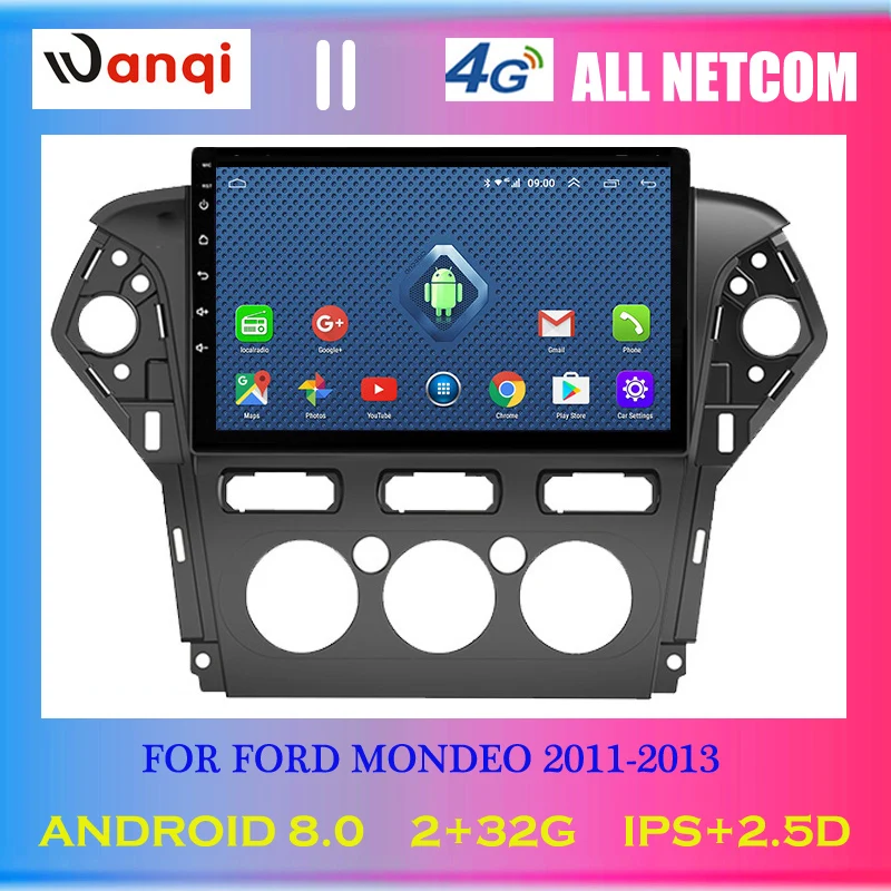 4G Lte All Netcom 10 inch Android 8.0 car stereo multimedia player for Ford Mondeo 2007-2013 navigation | Автомобили и мотоциклы