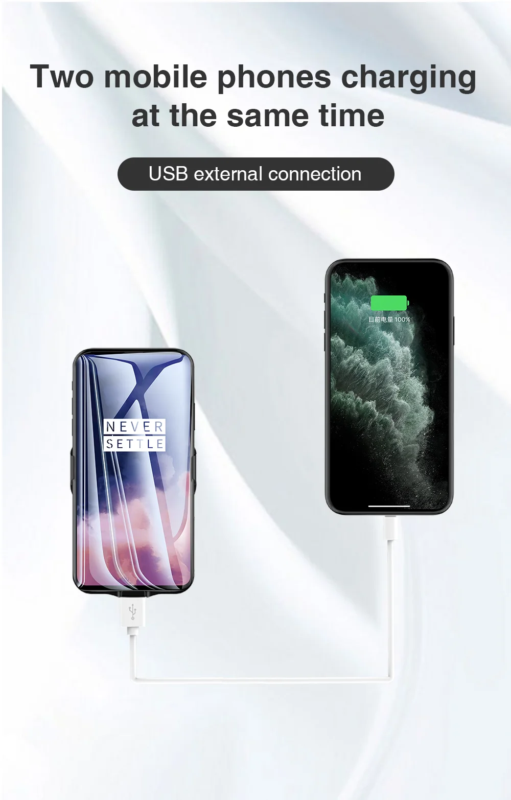 6500 мАч чехол для зарядного устройства для Oneplus 7 T Расширенный резервный внешний аккумулятор чехол для зарядки для One Plus 7 T OnePlus 7 T