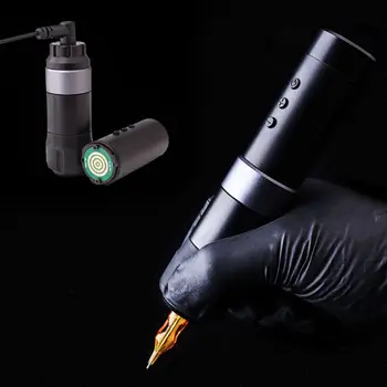 

1 Set Rotary Tattoo Machine Short Cartridges Pen Portable Coreless Motor for Artists USB Charging Cable RCA Tattoo Pen Hand DIY