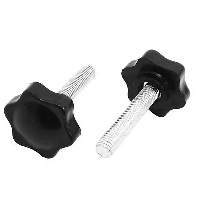 

Machine Tool Clamping Knob Replacement 8mm x 40mm Thread 32mm Dia Handle x 2