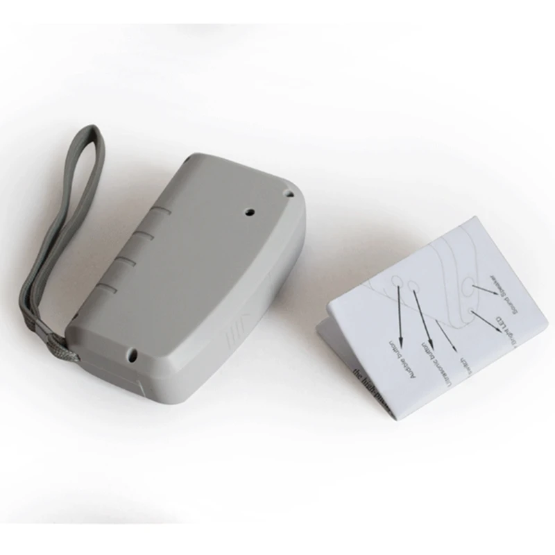 Portable Ultrasonic Dog Repeller Trainer LED Light Electronic Pet Cat Dog Repellent Anti Barking Training Device