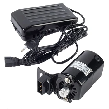 

180W Home Replacement Components Durable Sewing Machine Motor Set Easy Install Practical Copper Wire Speed Pedal Accessories