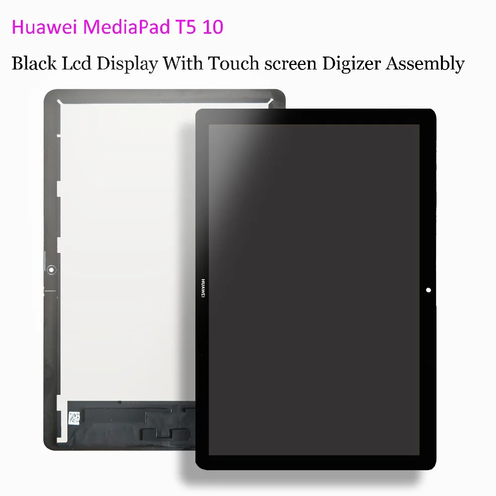 Kopen 10.1 inch LCD en Touch panel met Frame Voor Huawei MediaPad T5 10 AGS2 L09 AGS2 W09 AGS2 L03 AGS2 W19 Digitizer Screen