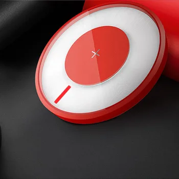 

Wireless Charger Fast Wireless Charging Colorful LED Light for iPhoneX Wireless Charger EM88