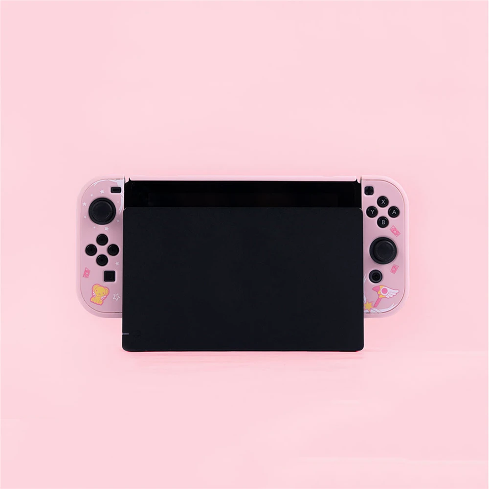 Joy-Con чехол Kawaii Cat розовый защитный корпус крышка Набор для Nintendo переключатель игровой консоли запасные части