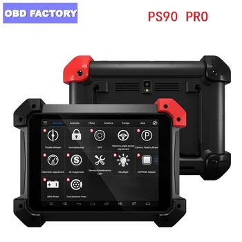

Heavy Duty Diagnostic Tool PS90 PRO For Car and Truck OBD2 Key Programmer And Odometer Adjustment Update Online With Wifi/BT